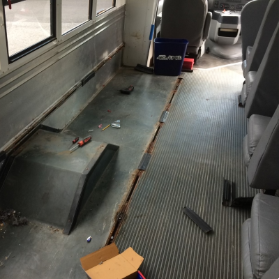 auto repair near liverpool ny thumbnail image of Bus Interior Rebuild project